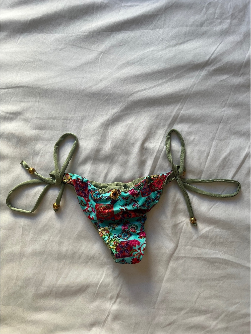 Floral String Bikini Set - Picture 4 of 5